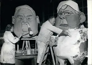 Nell: Carnival procession puppets, satirical workshop, Wiesbaden