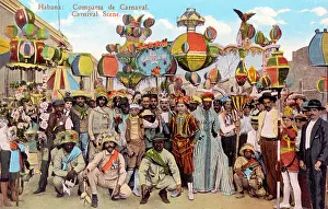 Garish: Carnival Scene in Havana, Cuba