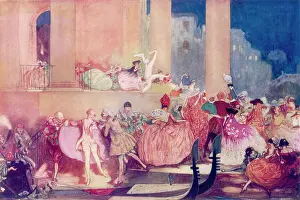 Revellers: Carnival in Venice by C. H. Shepard