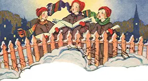 Caroling: Three Carolers