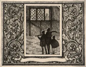Carolers: Carolers by Window
