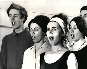 Stiff: Caroline Maudling in speech and drama class
