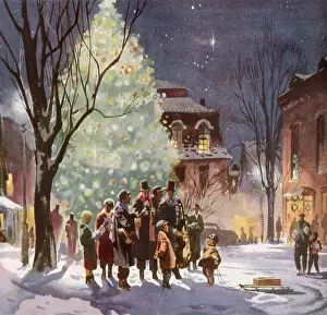 Attract: Caroling in Town Square