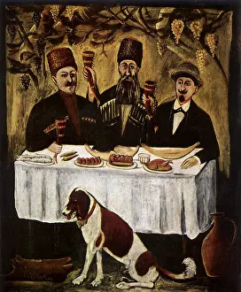 Pirosmani: Carousal in a Vine Pergola