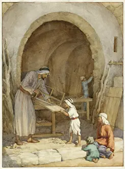 Sawing: The Carpenters Little Son