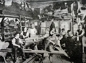 Guardians: Carpentry Workshop at St Pancras Schools, Leavesden, Hertfor