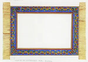 Fringed: Carpet border design