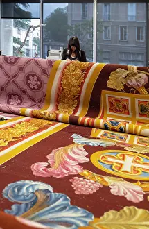 Conservator: Carpet restoration workshop, Mobilier National, Paris