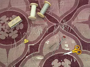 Conservator: Carpet restoration workshop, Mobilier National, Paris