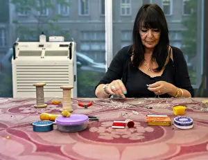 Conservator: Carpet restoration workshop, Mobilier National, Paris