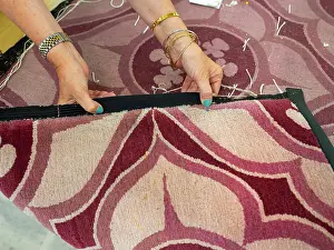Conservator: Carpet restoration workshop, Mobilier National, Paris