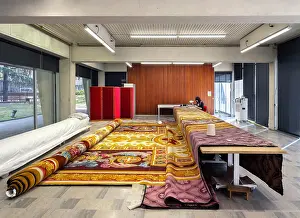 Conservator: Carpet restoration workshop, Mobilier National, Paris
