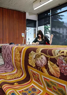 2023: Carpet restoration workshop, Mobilier National, Paris