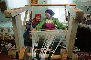 Udmurtia: Carpet weaving, 1990