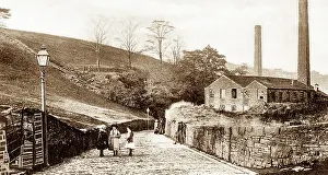 Rossendale: Carr Lane, Cowpe, early 1900s