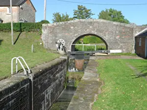 Handrail: Carreghoffa Locks, Montgomery Canal