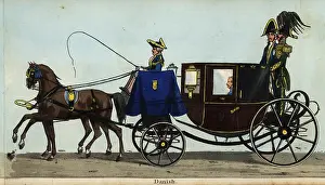 Fores: Carriage of the Danish minister, Baron Blome, in