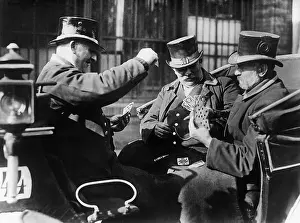 Skat: Carriage drivers playing cards, 1927