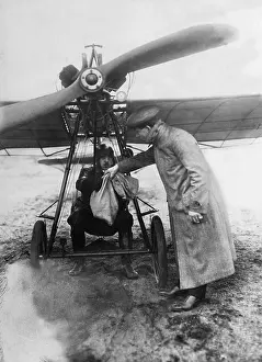Bork: Carriage of mail by plane, 1912