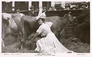 Farce: Carrie Moore rehearsing for The Dairymaids