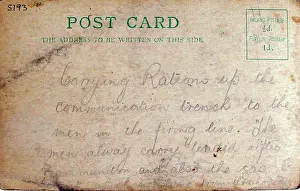 1190: Carrying rations up the communication trench