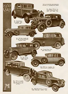 Motorcar: Cars of 1930