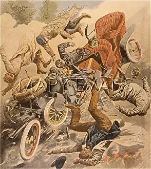 Collide: TWO CARS COLLIDE 1907