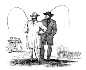 Smock: Carters, one wearing smock, the other coat and