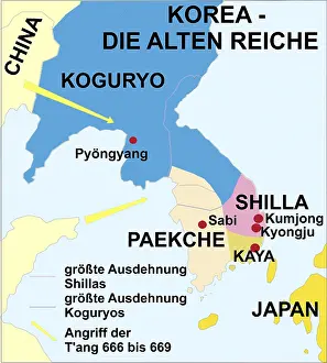 Empires: carthography, historical maps, Corea, old empires