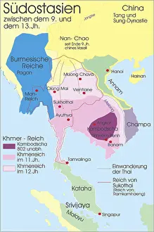 Annam: carthography, historical maps, modern times