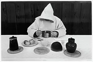 Vegetarian: Carthusian monk eating