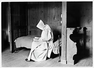 Colin Horsman: Carthusian monk reading in his cell