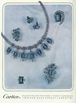 Aquamarine: Cartier advertisement 1965