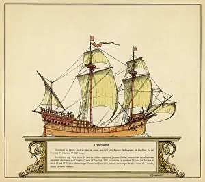 Cartiers: CARTIER'S SHIP HERMINE
