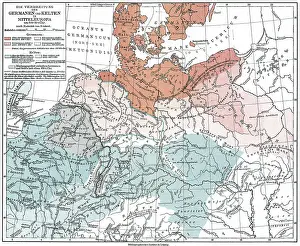 Celts: cartography, historical maps, ancient world