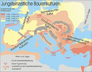 7000: cartography, historical maps, map, Europe, prehistoric