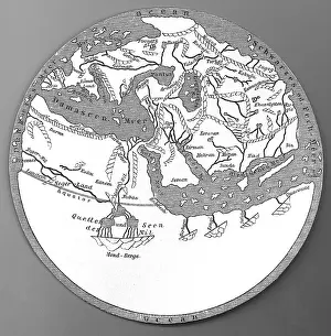 1150: cartography, maps, earth map of Abu Abdullah