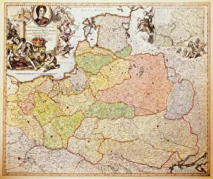 Augusto: cartography, maps, Kingdom of Poland during the