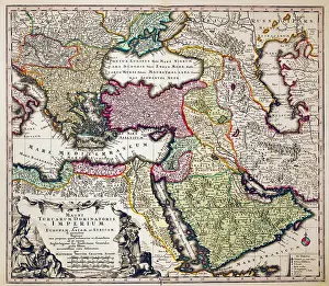 Matthaeus: cartography, maps, Ottoman Empire, copper engraving