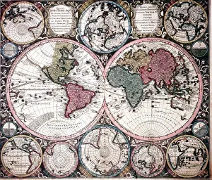 Seutter: cartography, world maps, map of Matthias Seutter