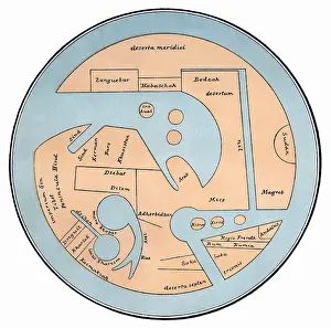 Kretschmer: cartography, world maps, middle ages, map of