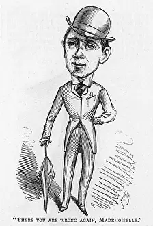 Sugden: Cartoon of the actor Charles Sugden