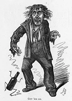 Untidy: Cartoon of the actor Charles Warner