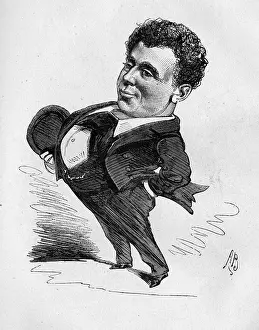 Righton: Cartoon of the actor Edward Righton