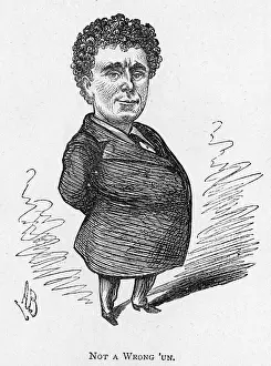 Plump: Cartoon of the actor Edward Righton