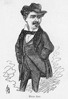 Mortimer: Cartoon of the actor Fred Vokes