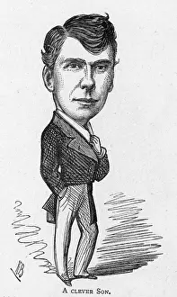 Anson: Cartoon of the actor George W Anson