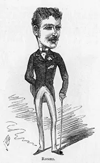 Haymarket: Cartoon of the actor H B Conway