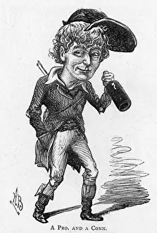Drury: Cartoon of the actor and playwright Dion Boucicault