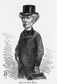 Farren: Cartoon of the actor William Farren